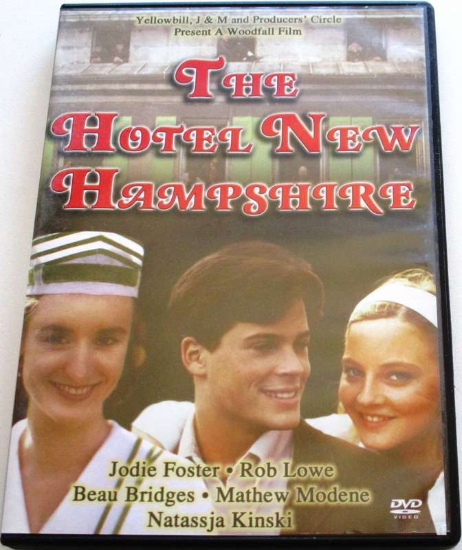 THE HOTEL NEW HAMPSHIRE Rob Lowe Jodie Foster DVD [BBOX 3]