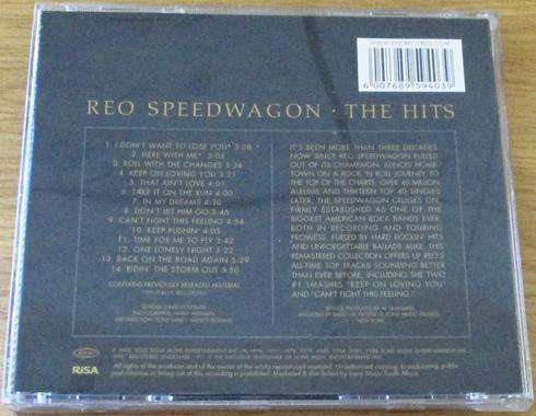 REO SPEEDWAGON The Hits CD [Shelf G Box 17]