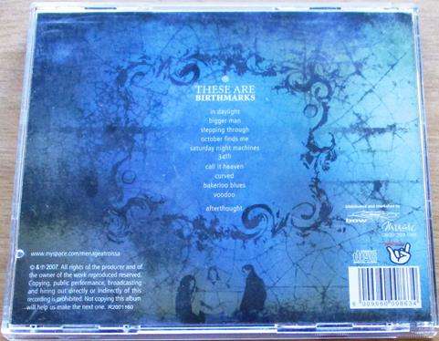 MENAGE A TROIS These are Birthmarks CD [Shelf G Box 6]