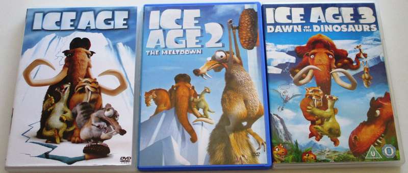 ICE AGE 1 + 2 + 3 DVD [BBOX 3]