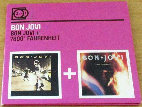 BON JOVI Bon Jovi + 7800 FAHRENHEIT 2xCD [Shelf G Box 17]