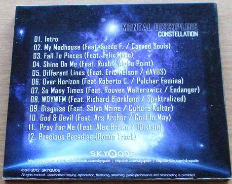 CONSTELLATION Mental Discipline Ltd Edition Digipak CD CD [Shelf G Box 6]