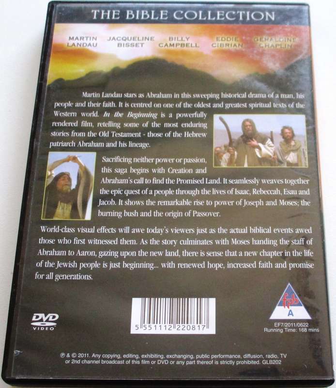 IN THE BEGINNING Jacqueline Bisset The Bible Collection DVD [BBOX 3]