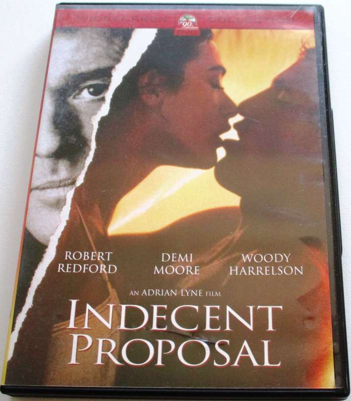 INDECENT PROPOSAL Woody Harrelson Demi Moore DVD [BBOX 4]