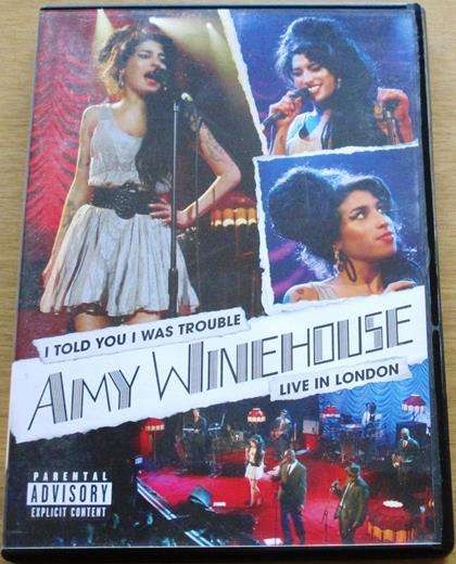 AMY WINEHOUSE I Told You I Was Trouble Live in London DVD