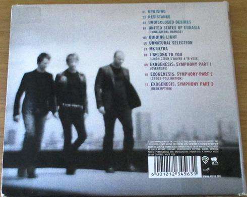 MUSE The Resistance CD [Shelf Z Box 5]