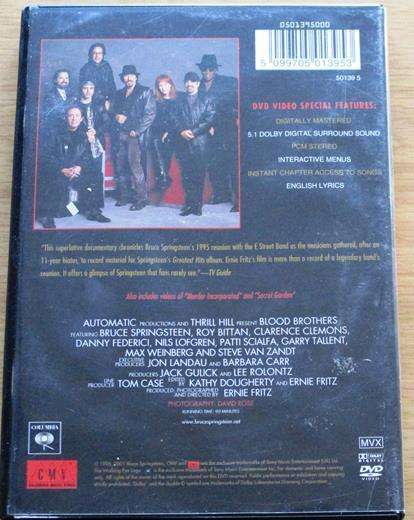 BRUCE SPRINGSTEEN Blood Brothers DVD