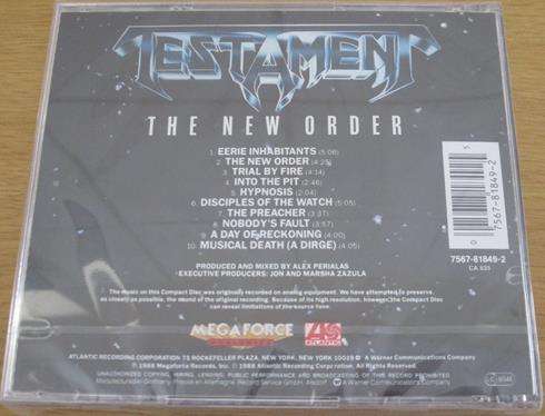 TESTAMENT The New Order CD