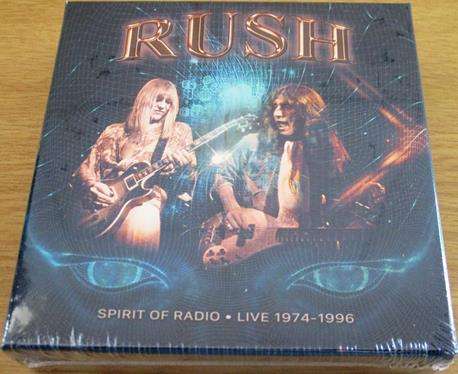 RUSH Spirit Of Radio Live 1974-1996 10xCD BOX SET