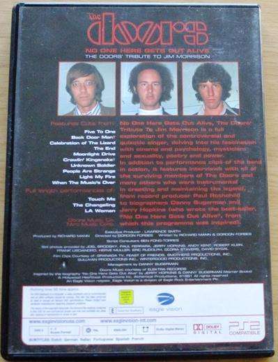 THE DOORS NO One Here Gets Out Alive DVD