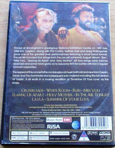 ERIC CLAPTON & FRIENDS Live 1986 DVD