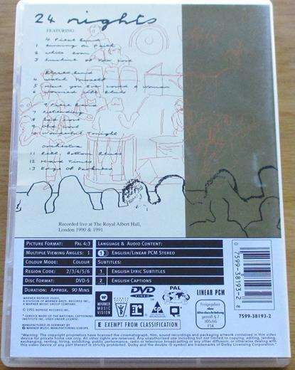 ERIC CLAPTON 24 Nights DVD