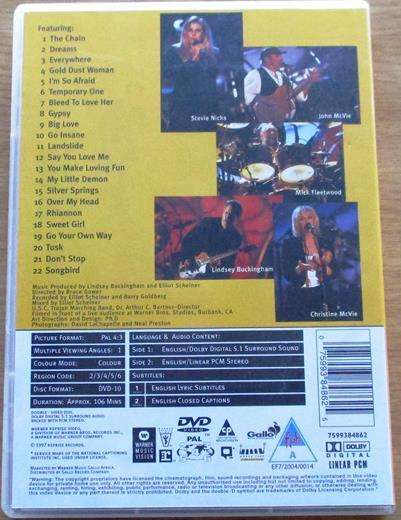 FLEETWOOD MAC The Dance DVD