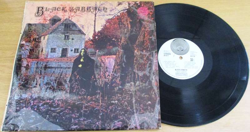 BLACK SABBATH Black Sabbath 1970 South African LP VINYL RECORD [Shelf G] Vertigo Swirl