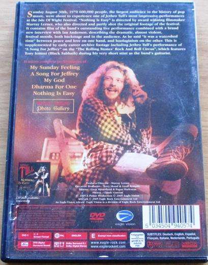JETHRO TULL Live at the Isle of Wight 1970 DVD