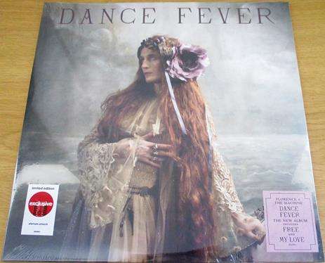 FLORENCE + THE MACHINE Dance Fever Alternate Cover BLACK 2XLP [1 side etched] VINYL RECORD