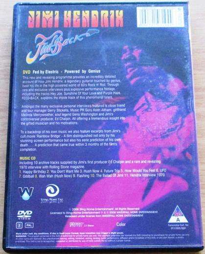 JIMI HENDRIX Feedback DVD+CD