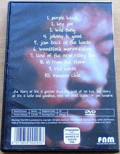 JIMI HENDRIX Until We Meet Again DVD