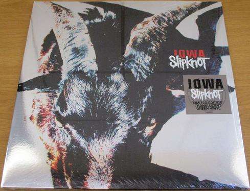 SLIPKNOT Iowa Ltd Edition CLEAR LP VINYL RECORD