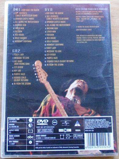 JIMI HENDRIX Blue Wild Angel Live at the Isle of Wight DVD+2xCD
