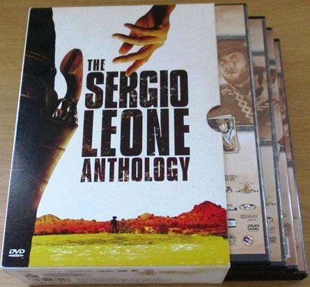 SERGIO LEONE ANTHOLOGY 4 x Western Films Clint Eastwood 4xDVD [BBOX 10]