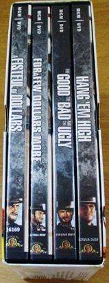 SERGIO LEONE ANTHOLOGY 4 x Western Films Clint Eastwood 4xDVD [BBOX 10]
