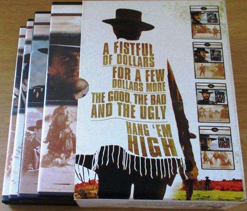 SERGIO LEONE ANTHOLOGY 4 x Western Films Clint Eastwood 4xDVD [BBOX 10]
