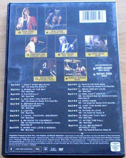 JOURNEY Greatest Hits DVD 1978-1997 DVD