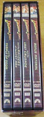 The Adventures of INDIANA JONES The Complete DVD Movie Collection 3 Films+Bonus Disc [BB TOP SHELF]