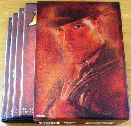 The Adventures of INDIANA JONES The Complete DVD Movie Collection 3 Films+Bonus Disc [BB TOP SHELF]