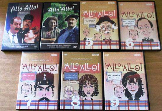 Allo Allo Series 1 to 9 Complete Collection DVD [BB TOP SHELF]