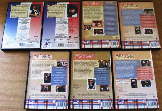 Allo Allo Series 1 to 9 Complete Collection DVD [BB TOP SHELF]