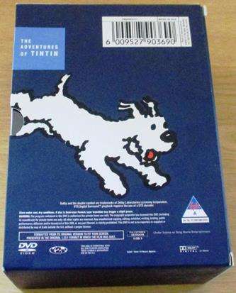 The Adventures of TINTIN BOX SET 10xDVD BOX SET [BB TOP SHELF]