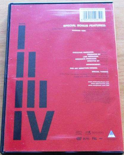 MICHAEL JACKSON The One DVD