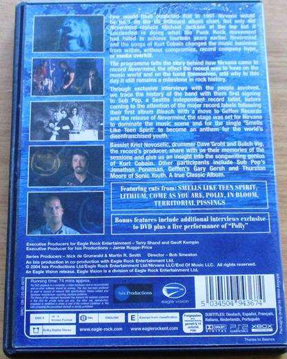 NIRVANA Nevermind DVD