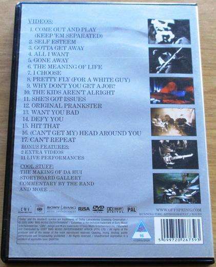 THE OFFSPRING Complete Music Video Collection DVD