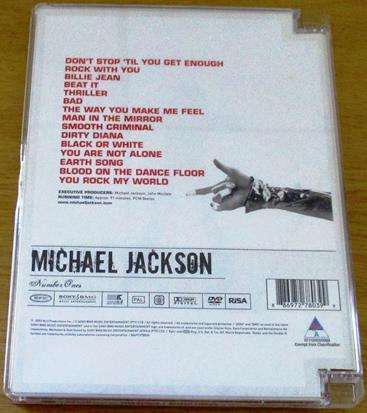 MICHAEL JACKSON Number Ones DVD