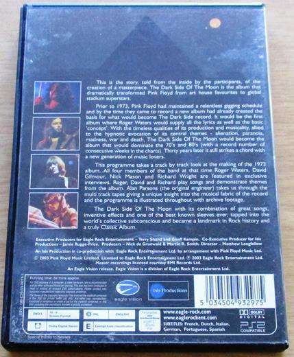 PINK FLOYD The Making of Dark Side of the Moon DVD
