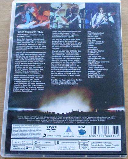 QUEEN Rock Montreal DVD