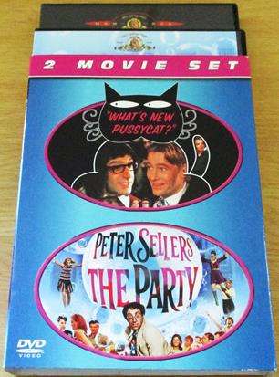 WHAT'S THE PUSSYCAT? / Peter Sellers THE PARTY 2 Movie Set 2xDVD [BBOX 10]