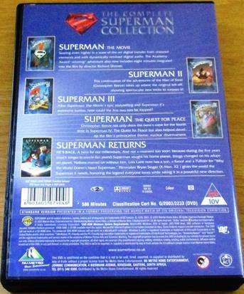 THE COMPLETE SUPERMAN COLLECTION 5xDVD BOX SET [BBOX 10]