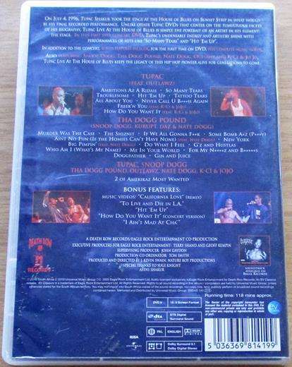 TUPAC Live at the House of Blues DVD