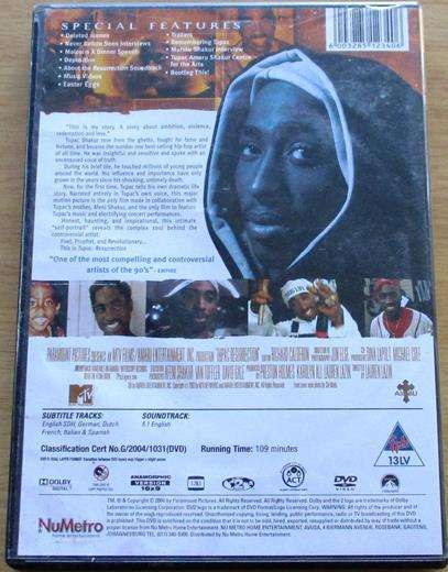TUPAC Resurrection Special Collector's Edition DVD