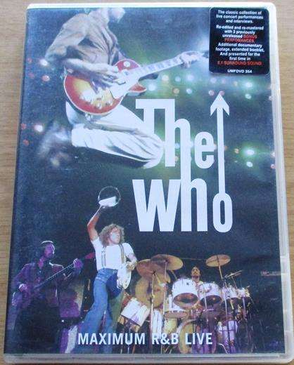 THE WHO Maximum R&B Live DVD