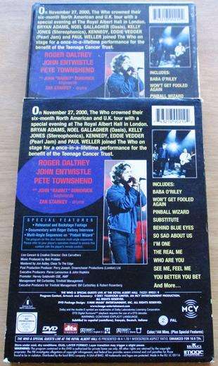 THE WHO & Special Guests Live at the Royal Albert Hall DVD