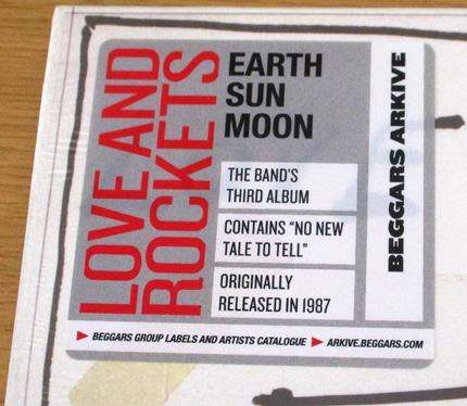 LOVE AND ROCKETS Earth  Sun  Moon LP VINYL Record  *CLEARANCE SPECIAL*