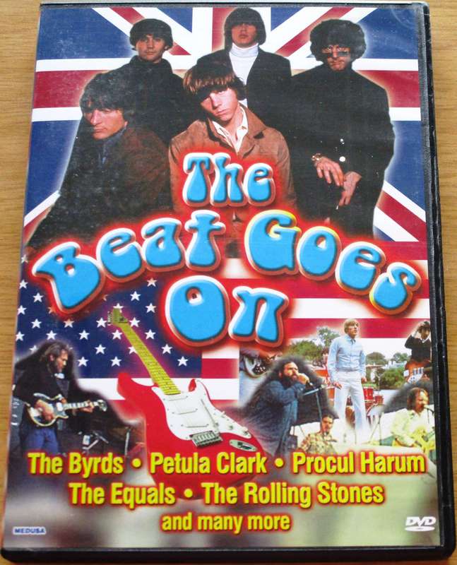 THE BEAT GOES ON DVD The Byrds Procol Harum Rolling Stones The Small Faces