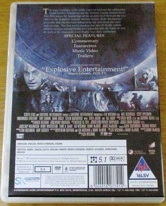 UNDERWORLD Evolution DVD Kate Beckinsale [BBOX 9]