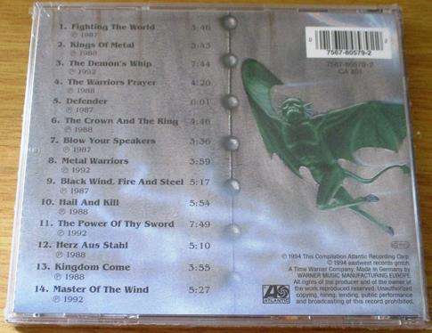 MANOWAR Best Of Manowar - The Hell Of Steel CD
