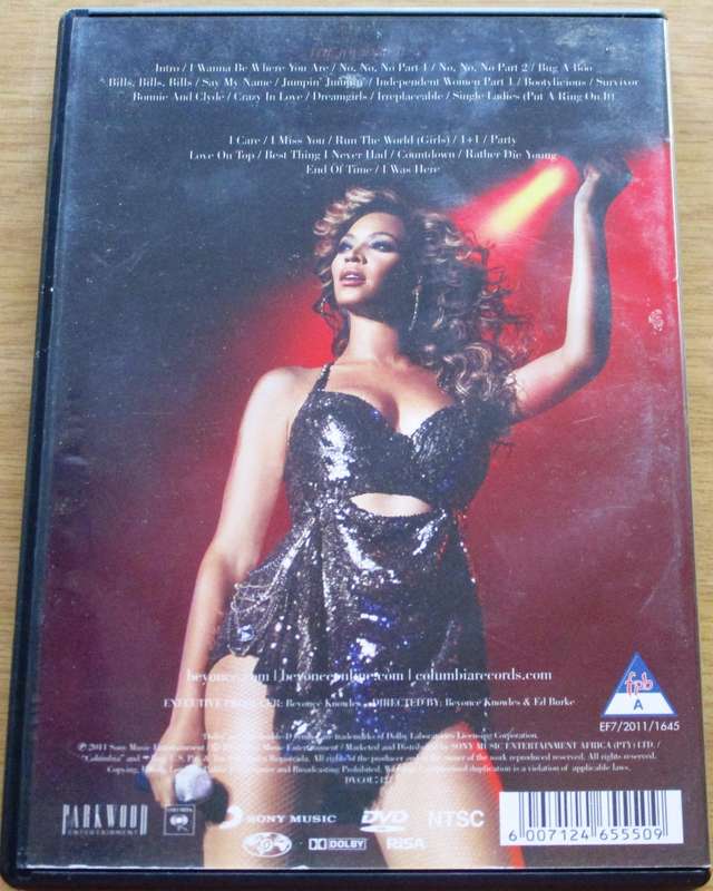 BEYONCE 4 Live in Roseland DVD